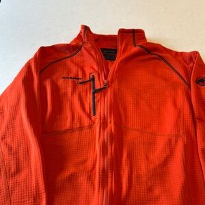 Mammut Orange Ribbed Sweatshirt